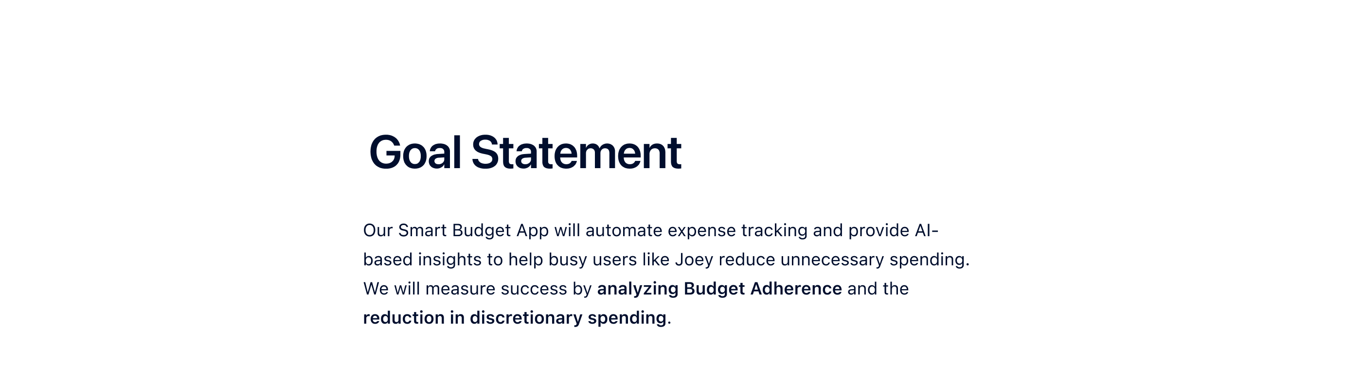 Budget Buddy — Case Study Section 12.0