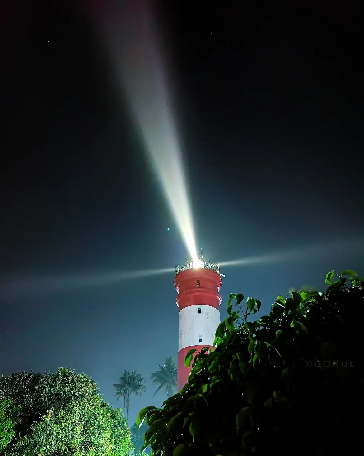 Alleppey Lighthouse by Night