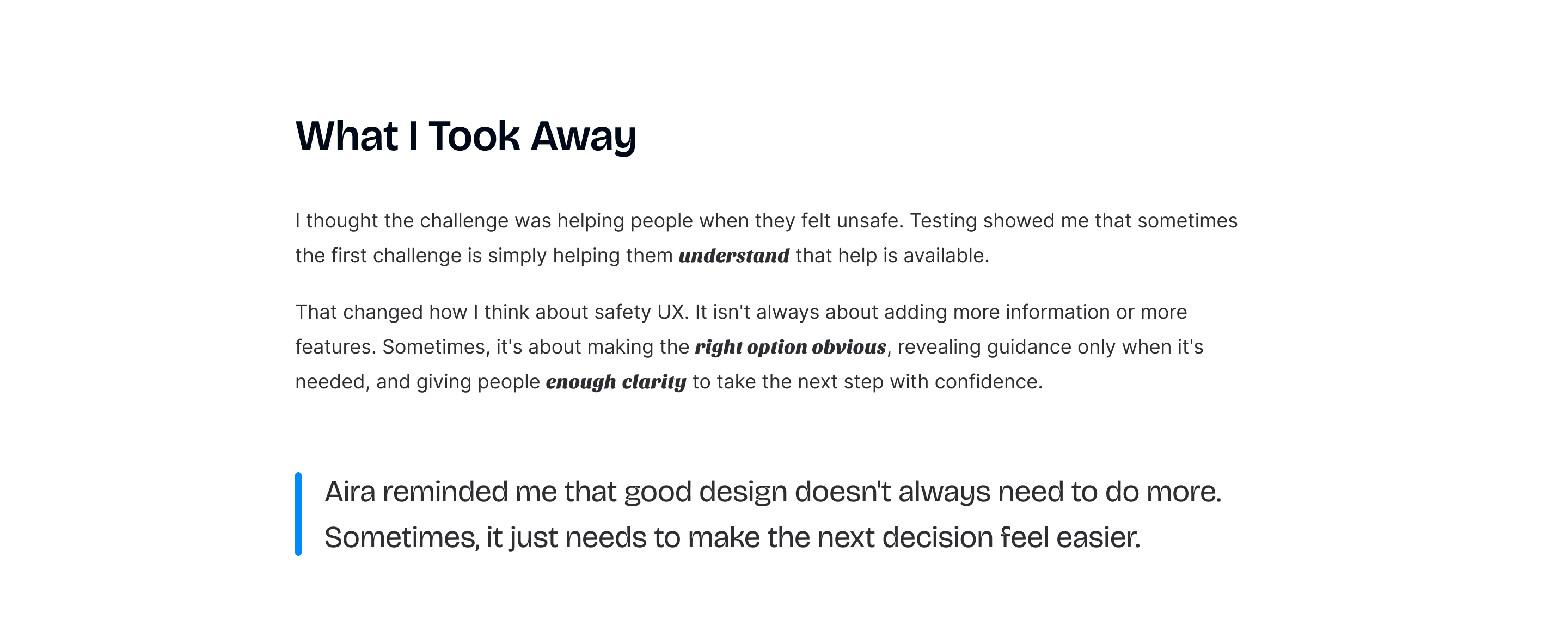 Aira — Case Study Section 20